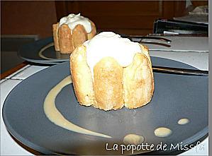 recette Charlotte poire - caramel