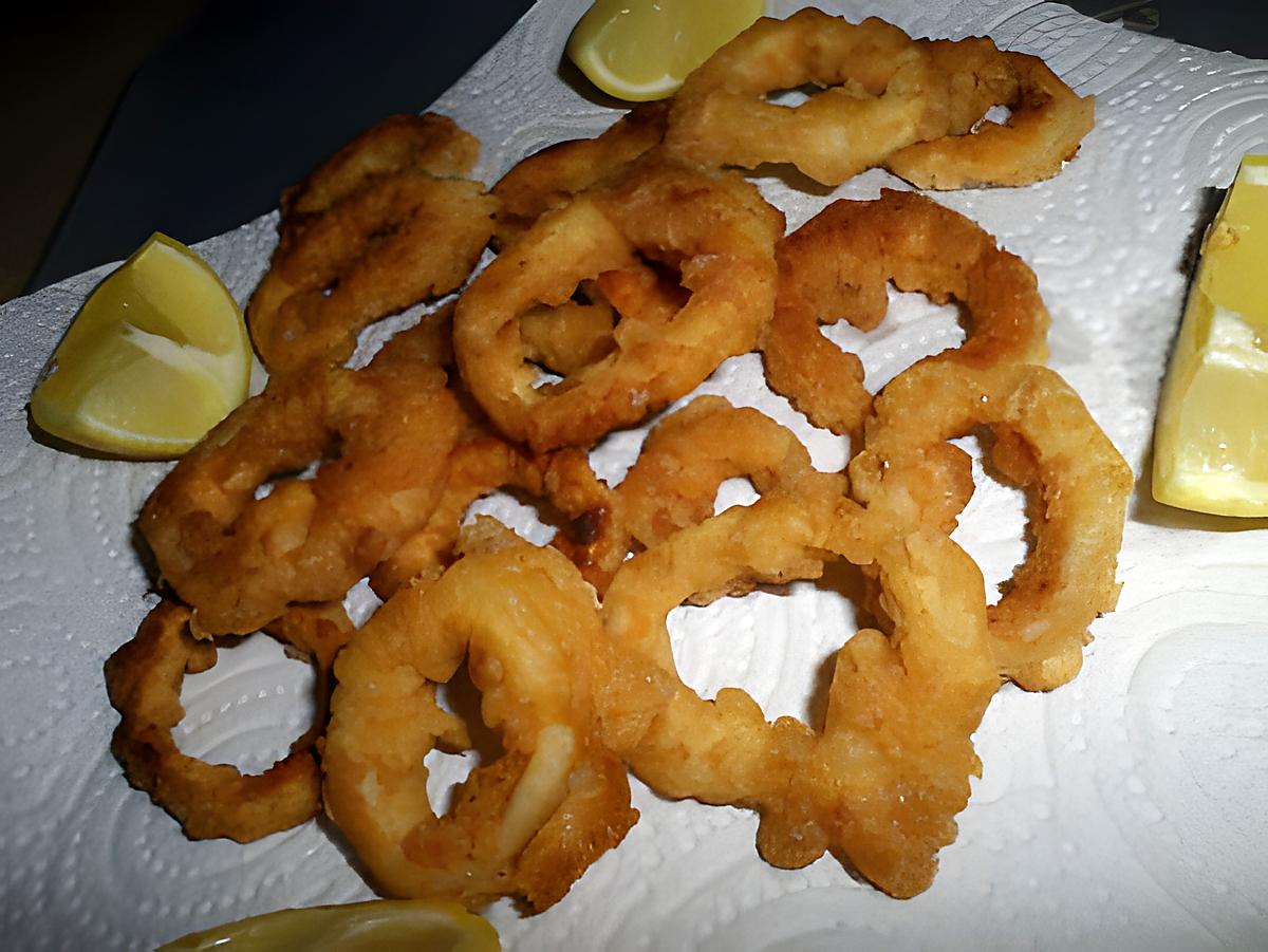 recette Calamars frits