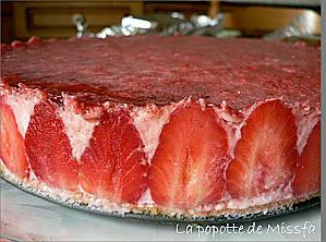 recette Bavarois à la fraise