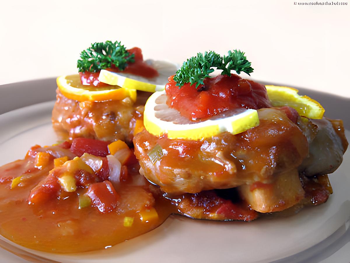 recette osso bucco à l'orange