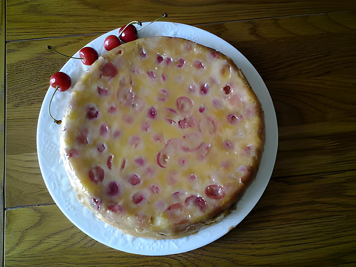 recette Clafoutis cerise et mascarpone