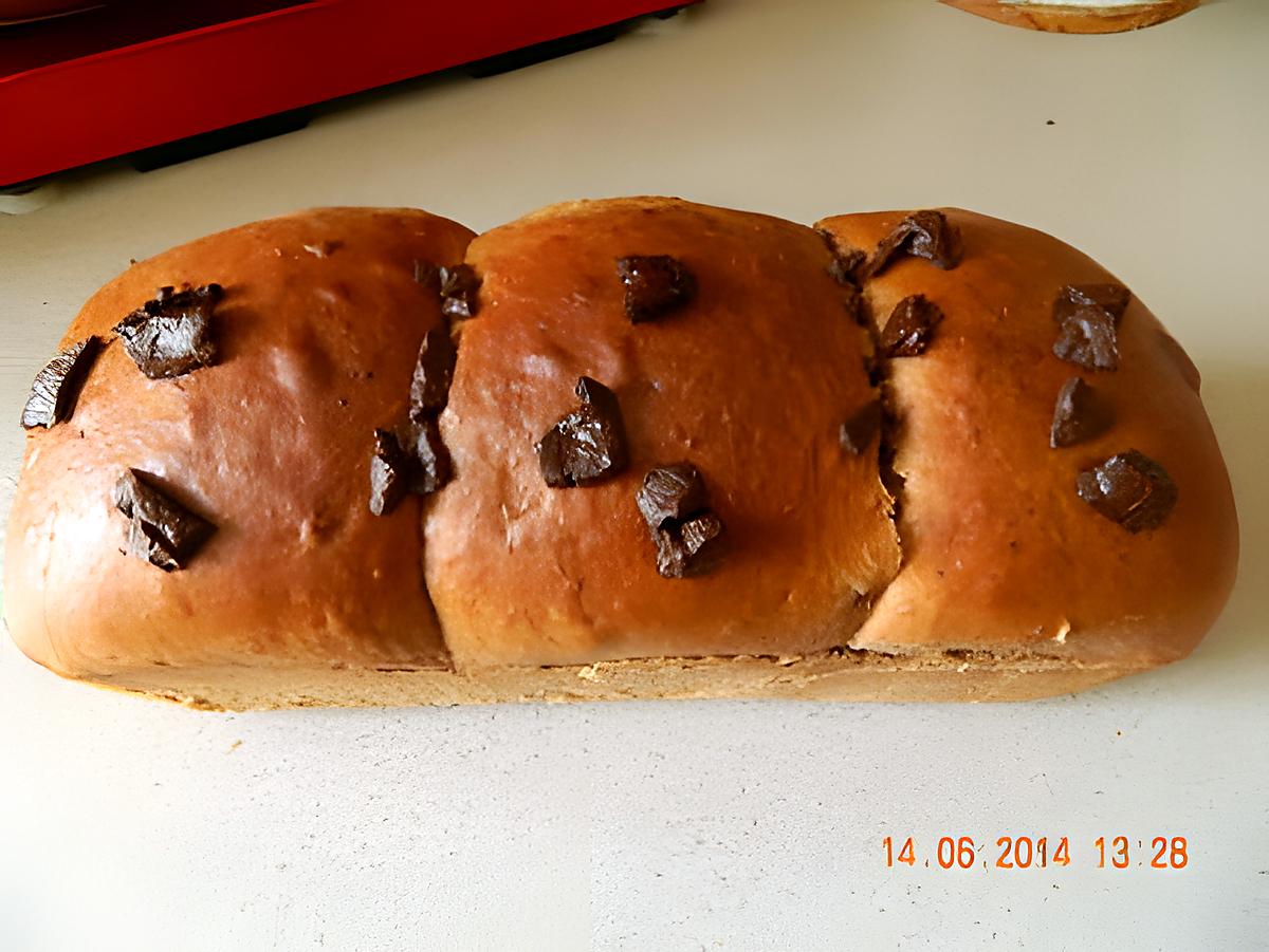 recette Brioche tout chocolat de Nad