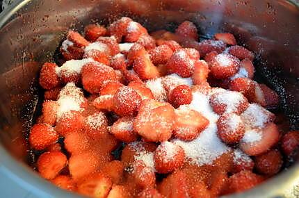 recette Confiture fraise-vanille
