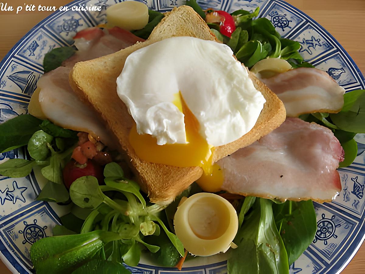 recette Petite salade fraîcheur aux œufs pochés