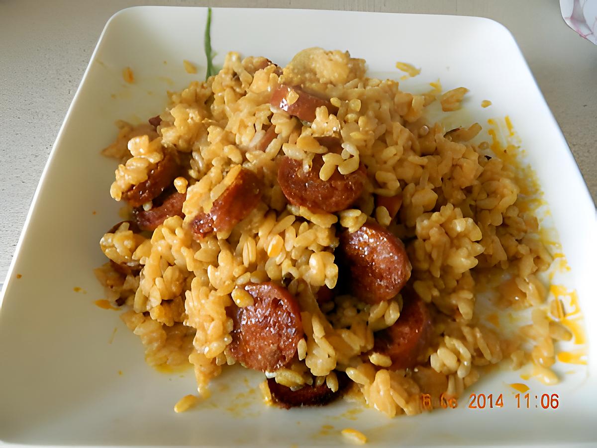 recette Risotto au chorizo