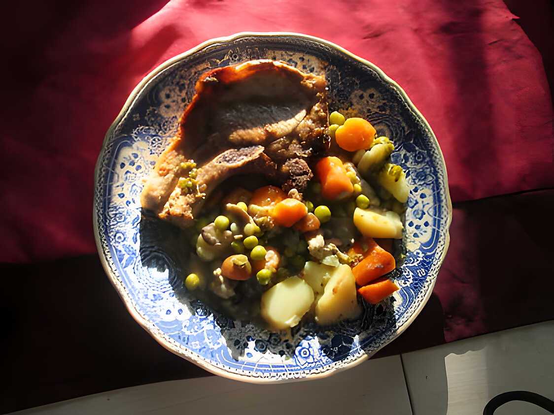 Recette de Cotes de porc miel vinaigre de xérés