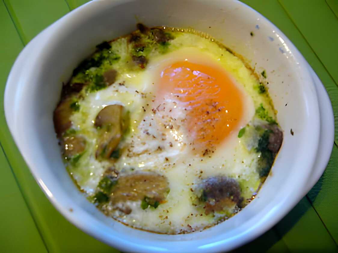Oeufs sur le plat au four