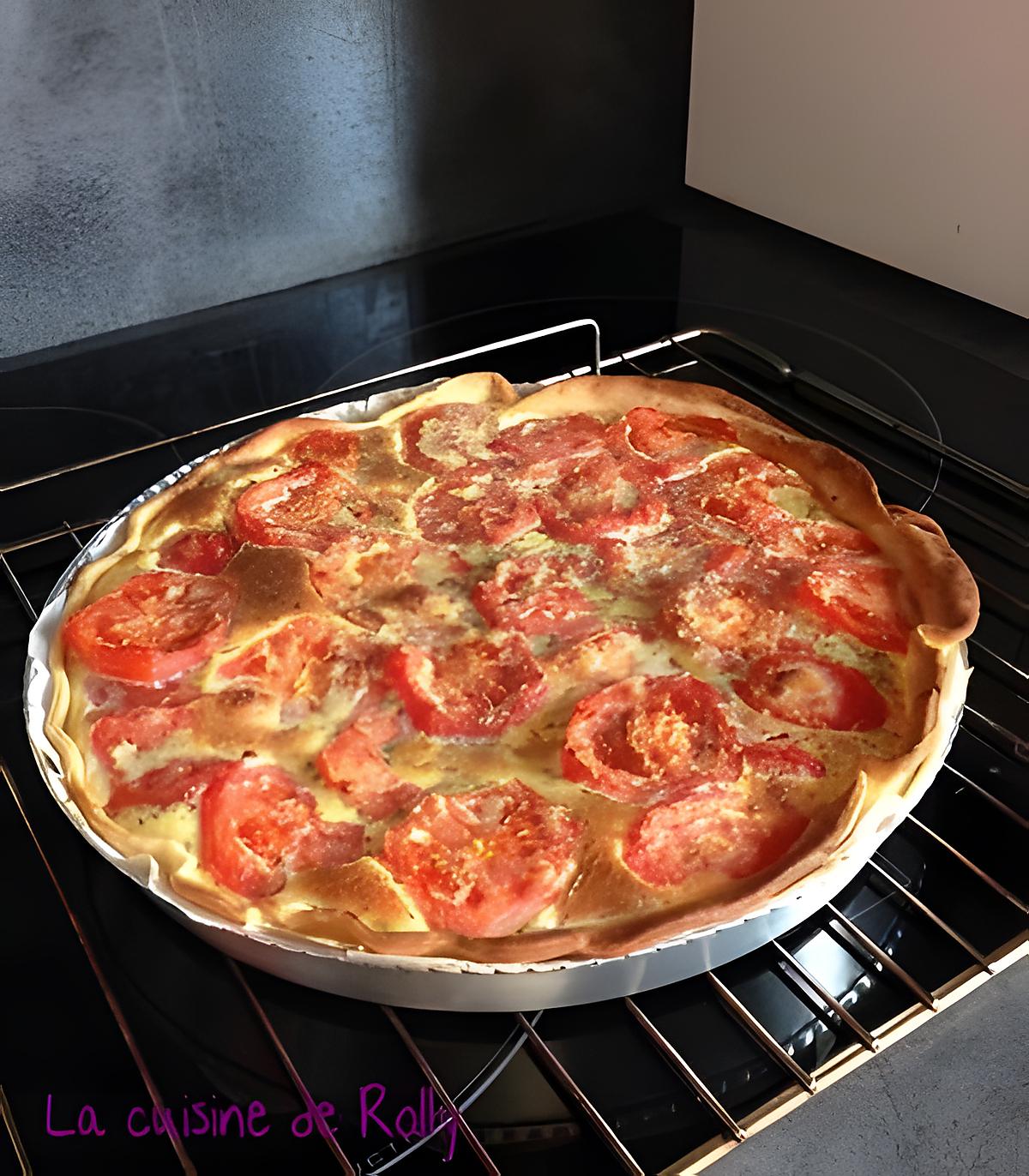 recette Tarte salée aux pommes de terre et tomates