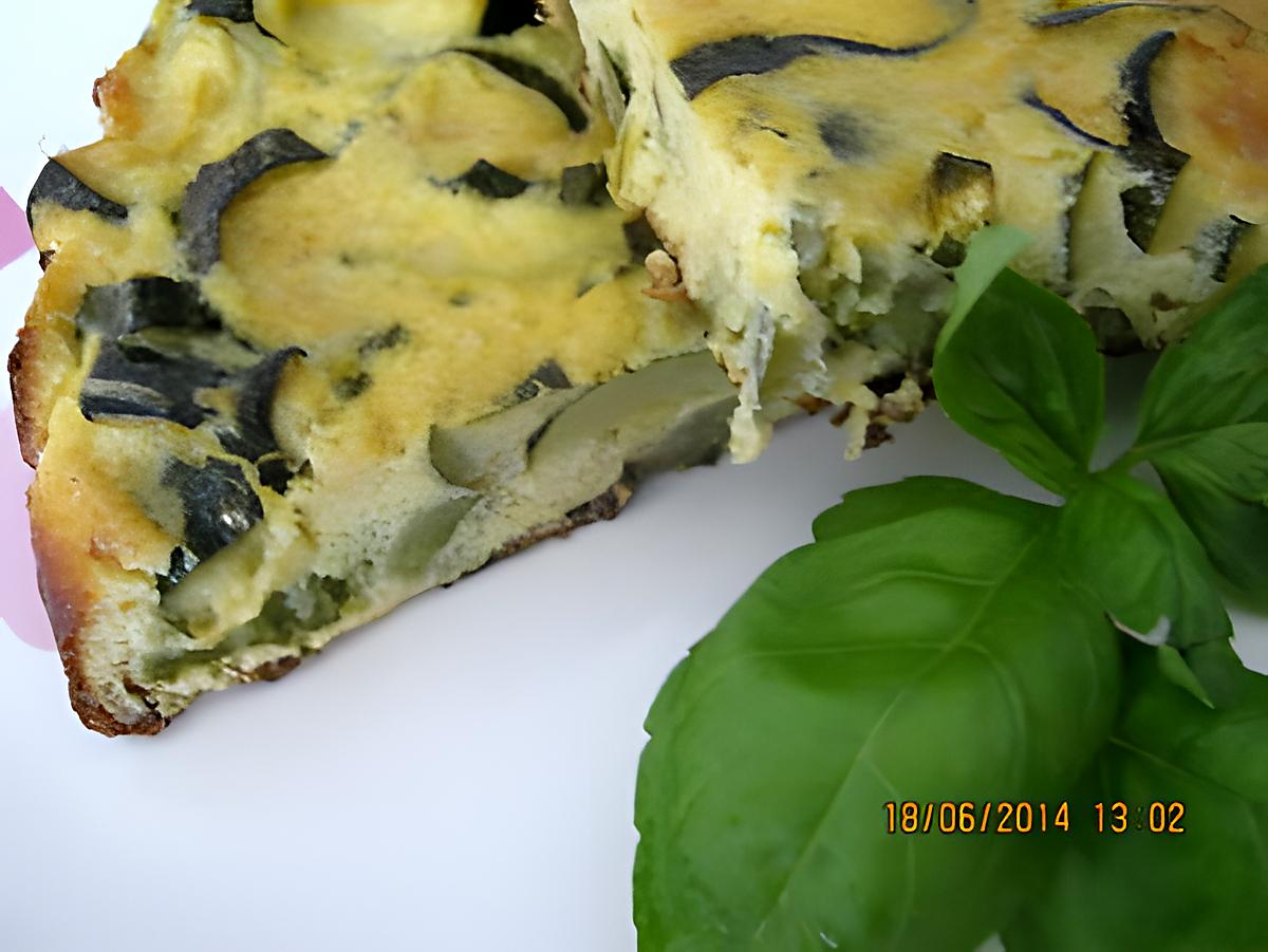 recette OMELETTE DE COURGETTES  AU FOUR