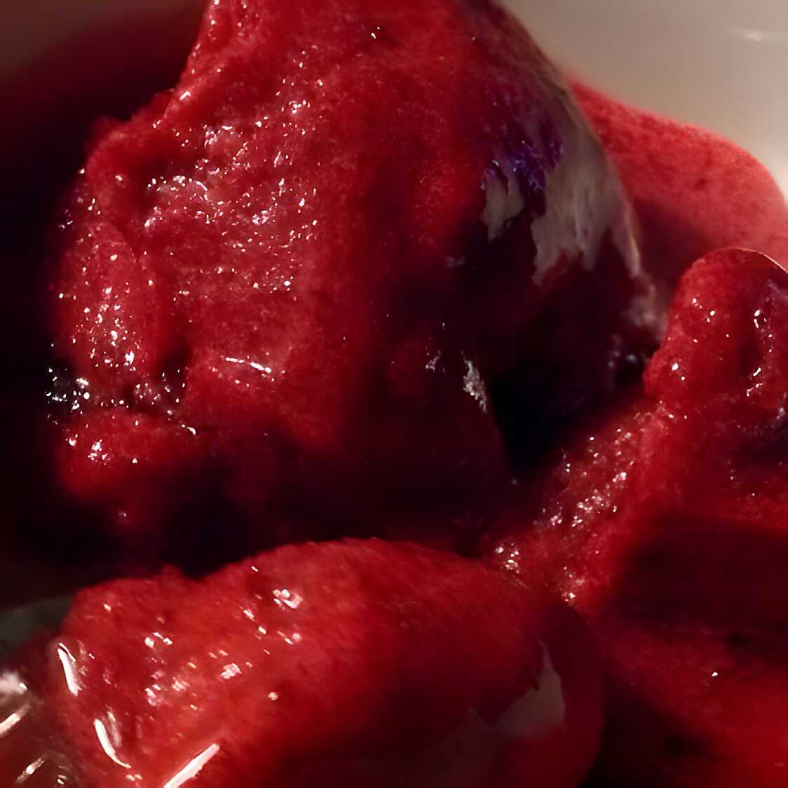 Sorbet à la cerise