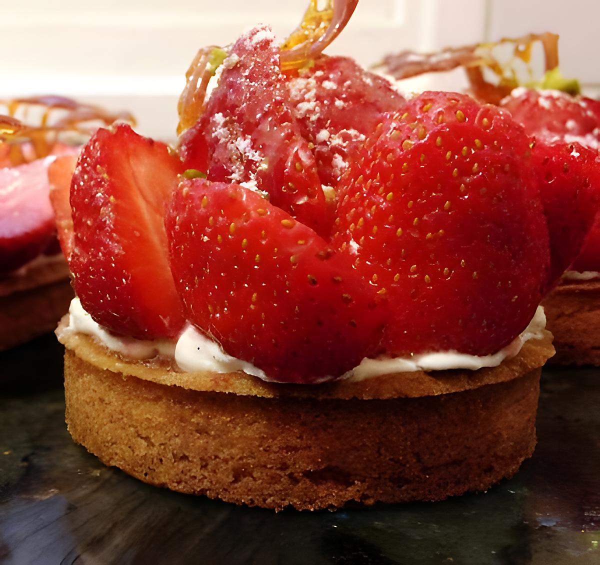 recette TARTE AUX FRAISES