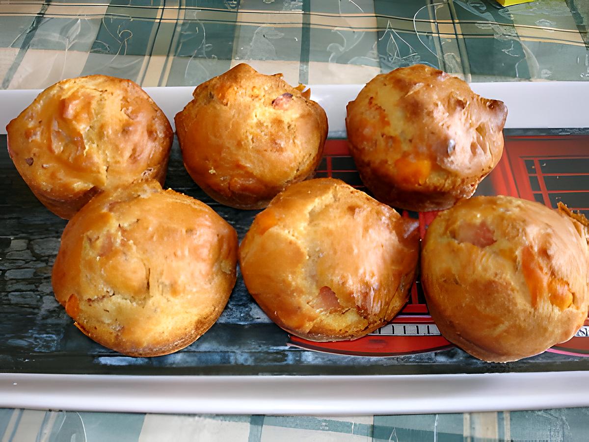 recette Muffins au Hollande jeune et au bacon