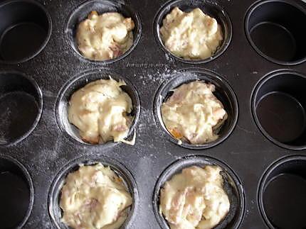 recette Muffins au Hollande jeune et au bacon