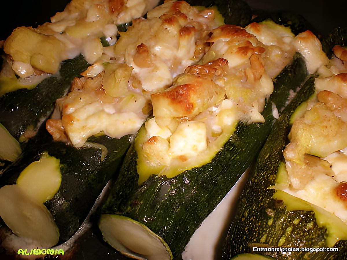 recette courgettes farcies noix-feta