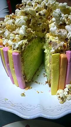 recette GATEAU MULTICOLORE