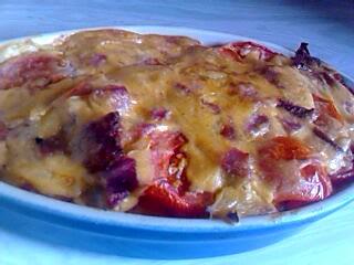 recette gratin de tomates