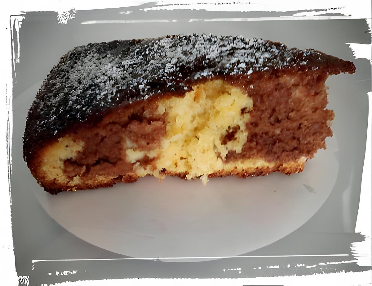 recette gateau zebre vanille chocolat