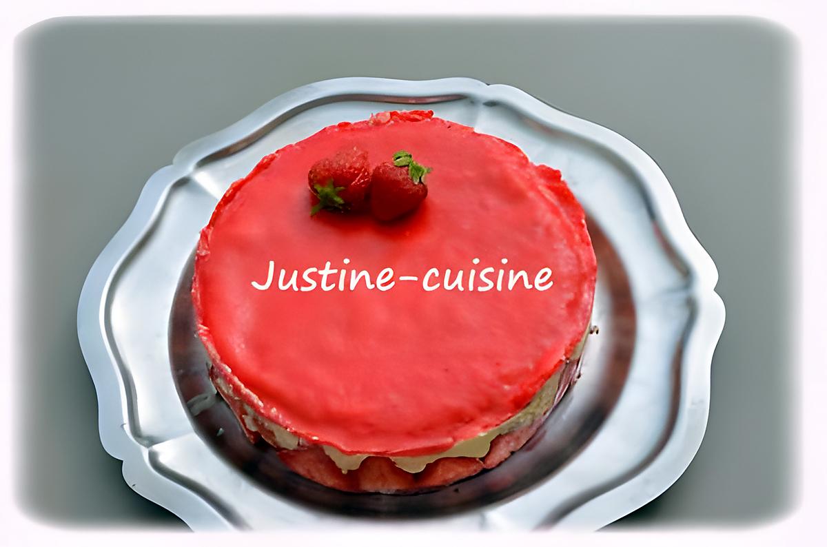 recette Mon fraisier