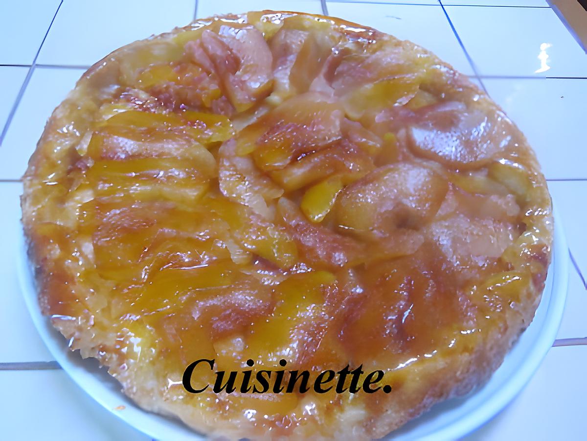 recette Tatin aux pommes.