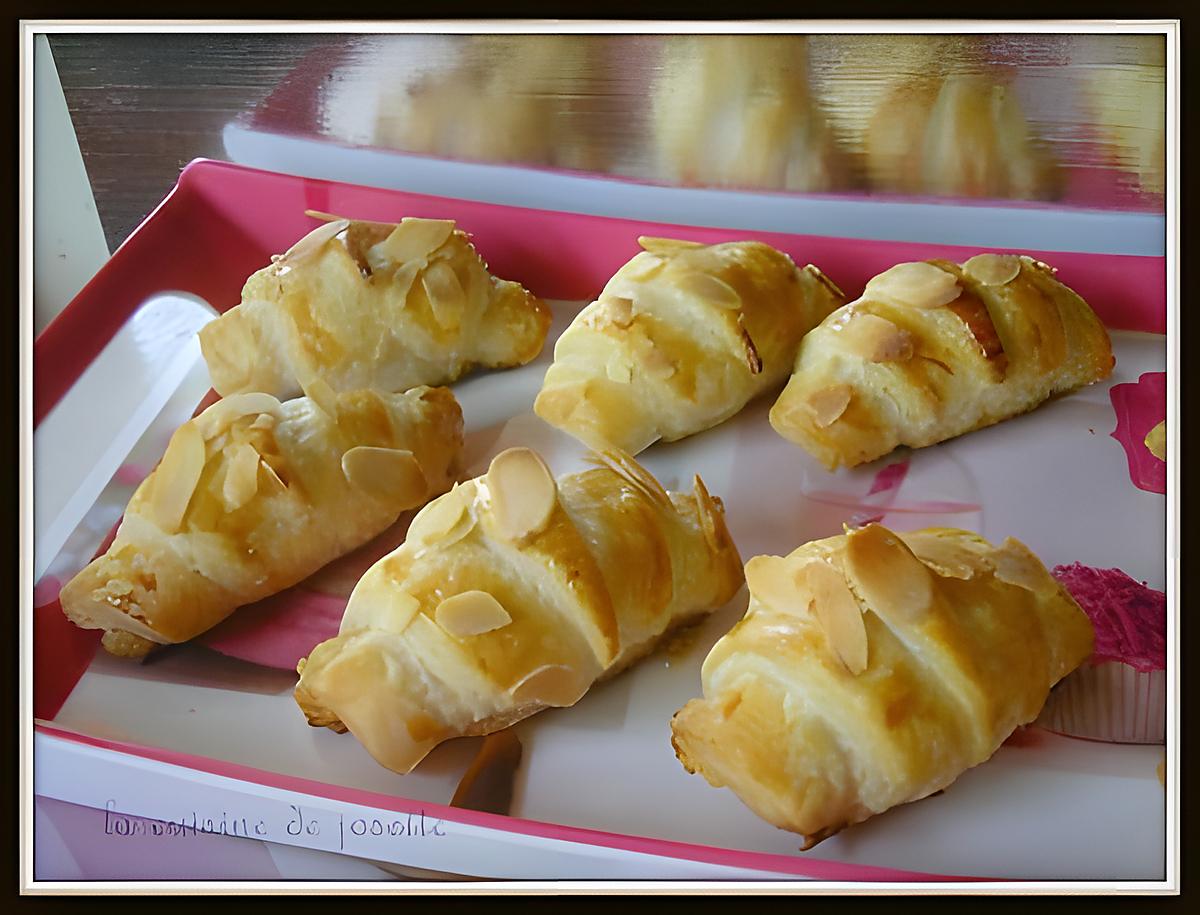 recette croissants mandorle