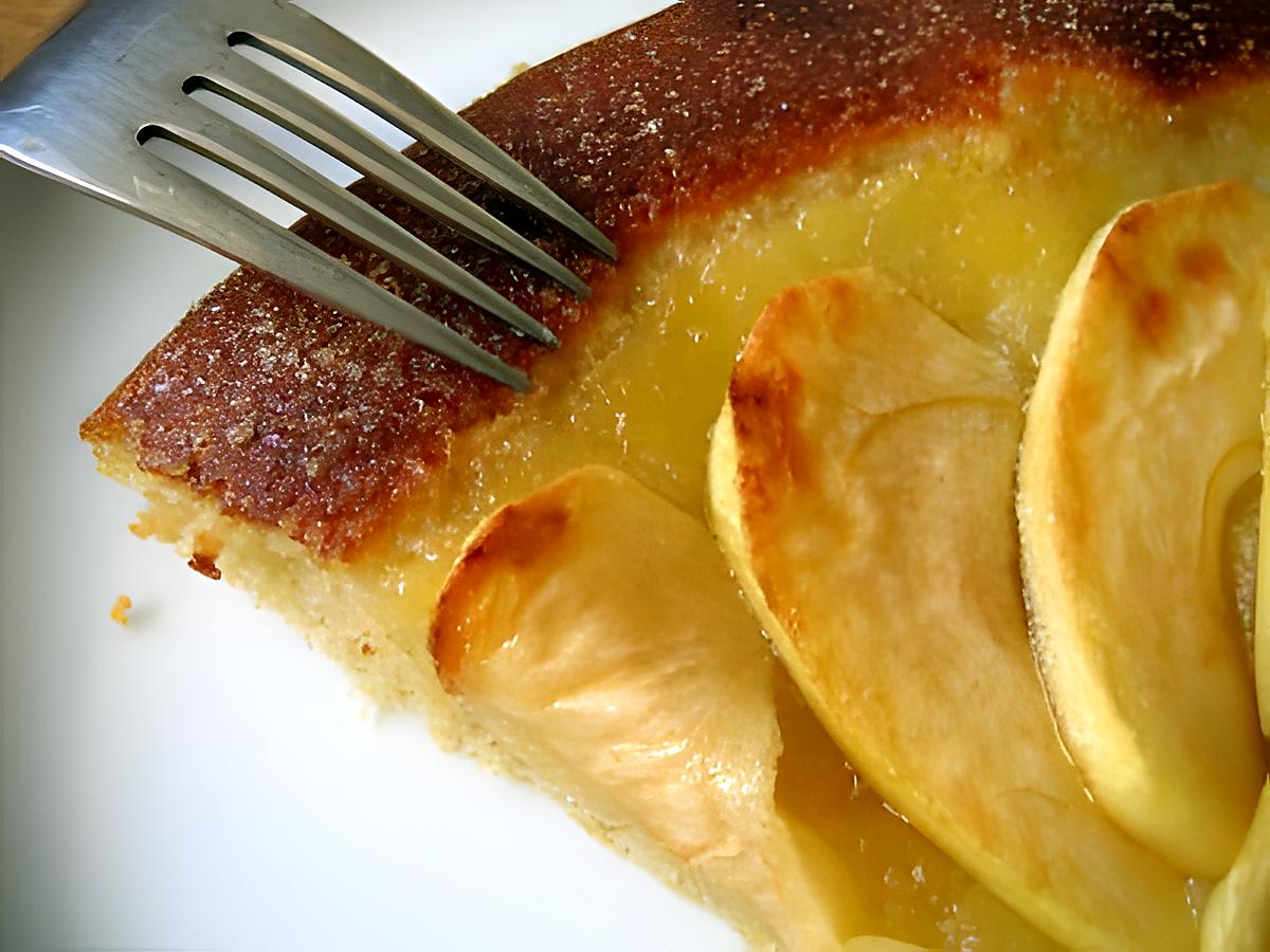 recette tarte aux pommes sur lit de speculoos