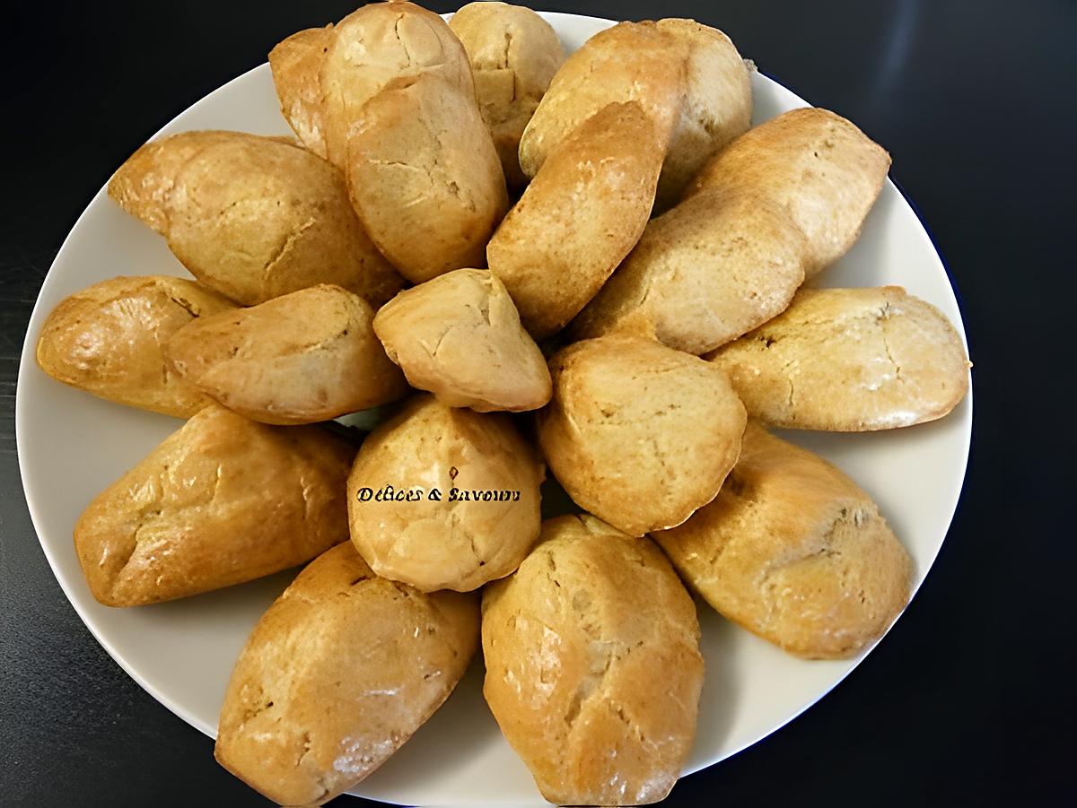 recette Madeleines curry/cumin