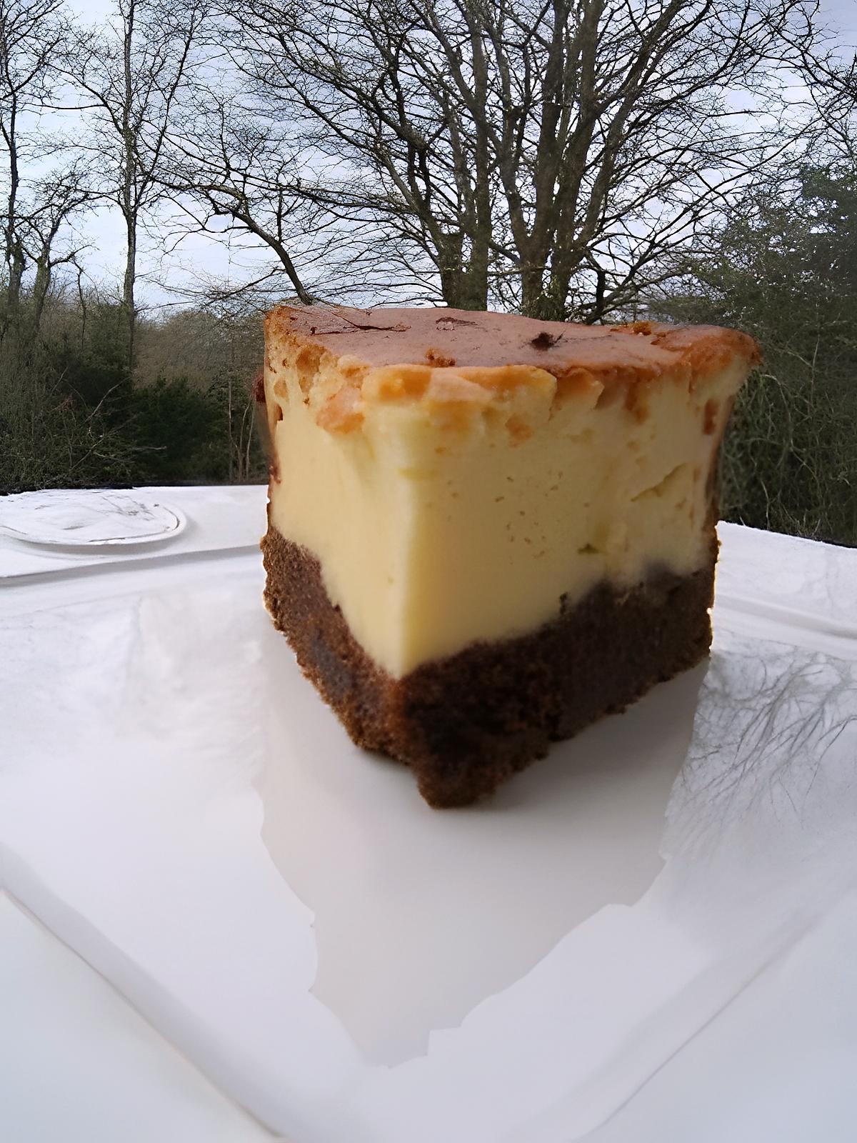 recette Cheese-cake à la liqueur de gingembre et spéculoos