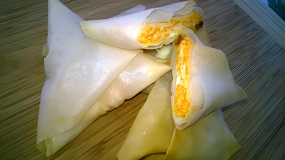 recette samoussas à la carotte fromage et abricots