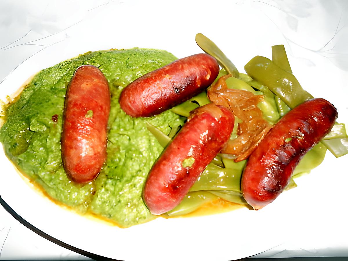 recette DIOTS DE SAVOIE ET PUREE VERTE