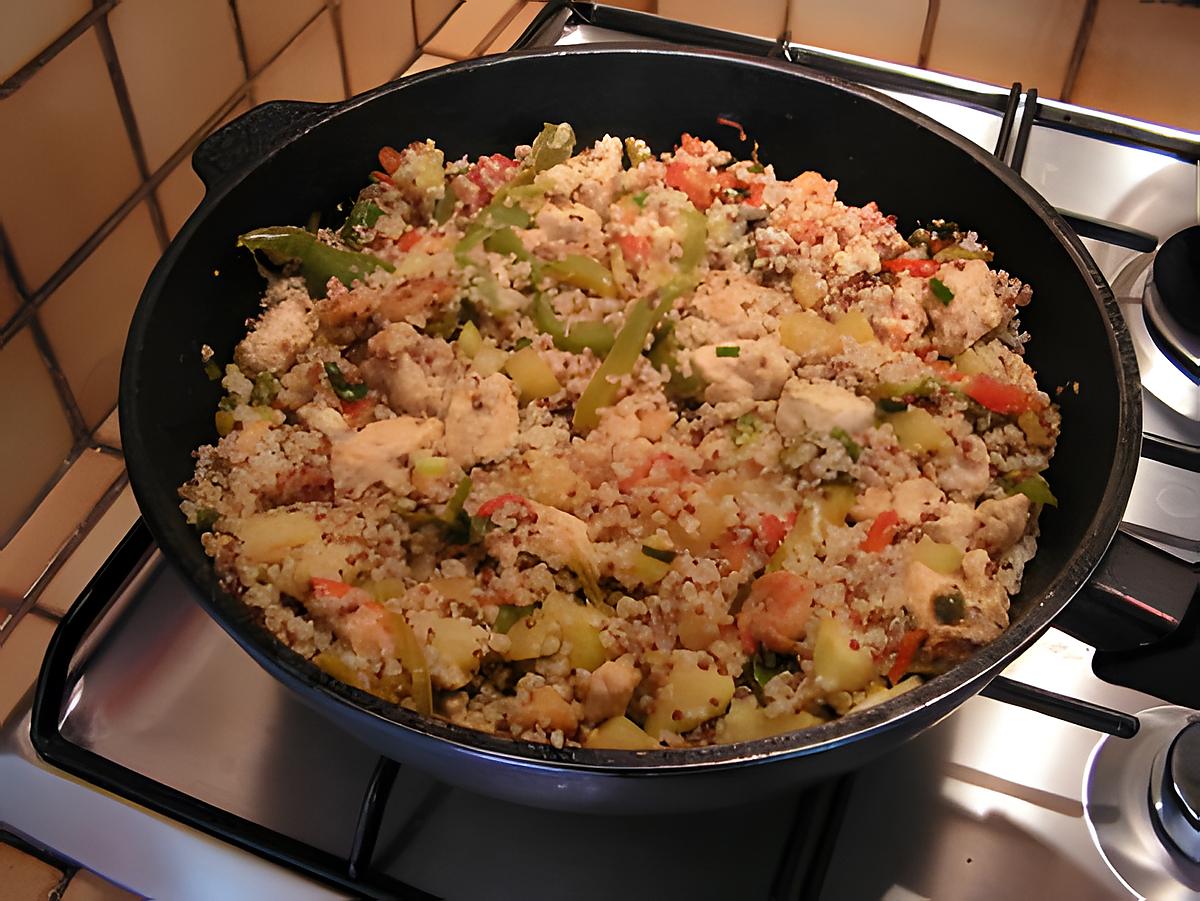 recette poêlée gourmande des Andes