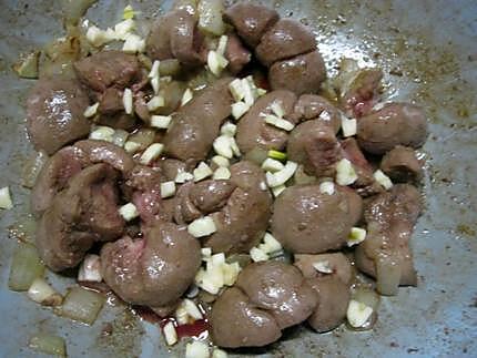 recette Fricassée de rognon de veau.