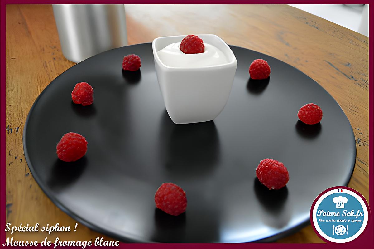 recette Mousse de fromage blanc en verrine