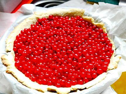 recette Tarte aux groseilles meringuées