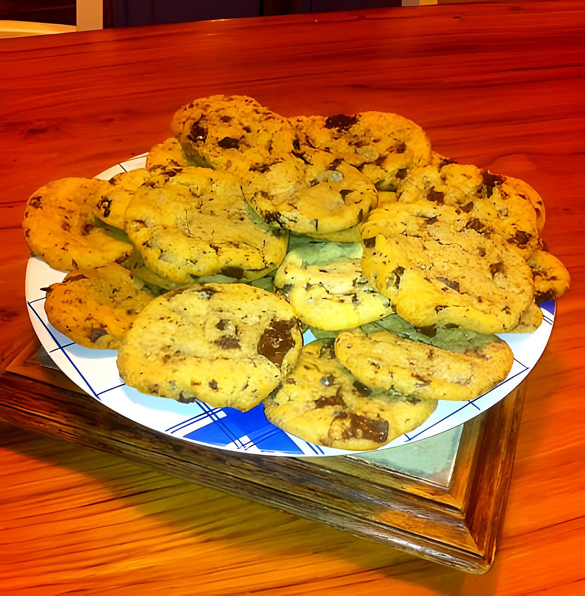 recette Cookies bien moelleux