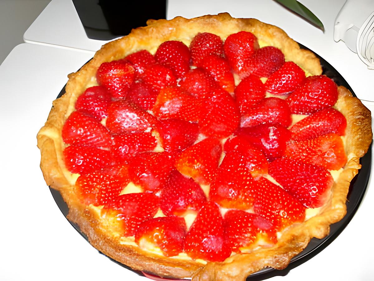 recette Tarte aux fraises