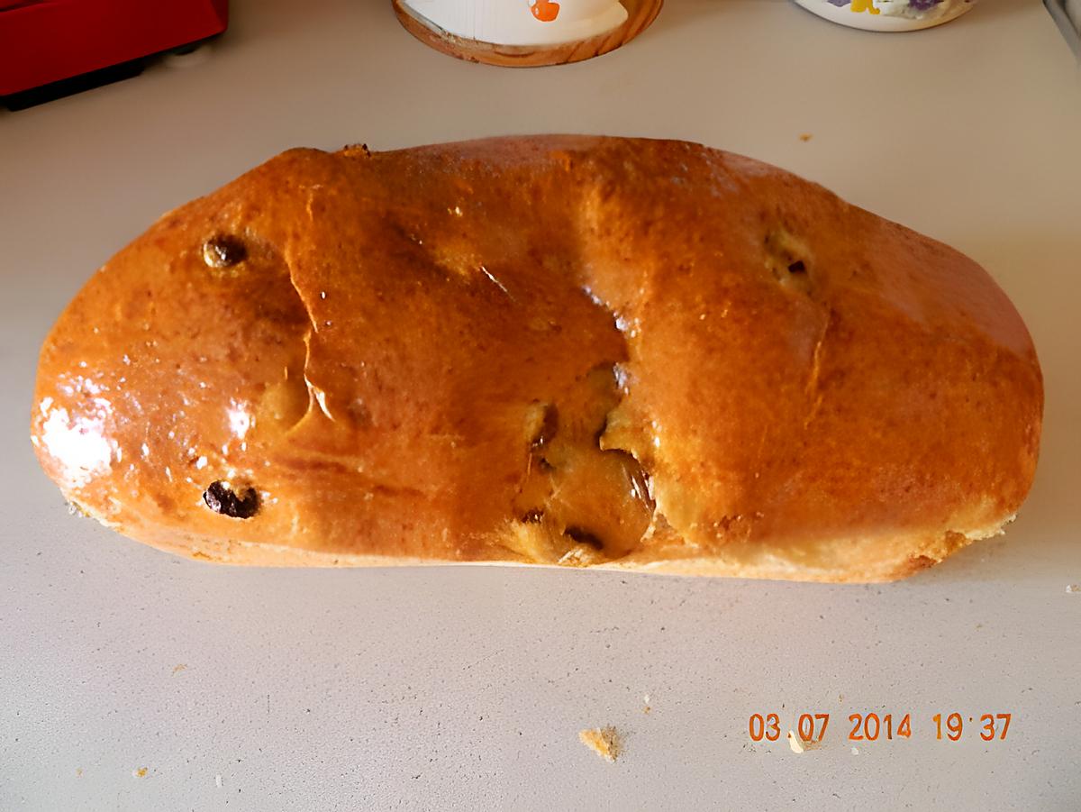 recette Cramique aux raisins