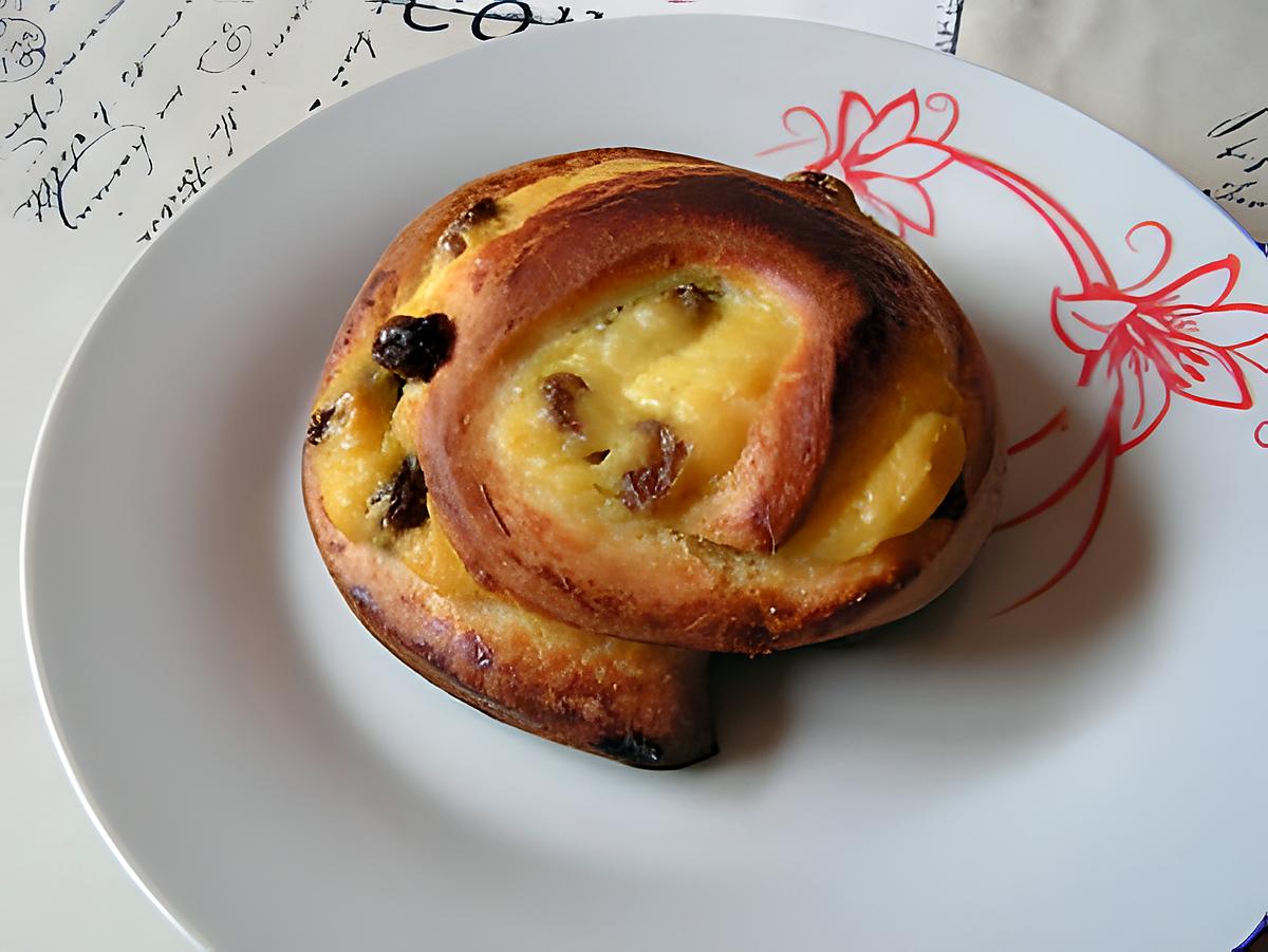 recette Pain au raisins