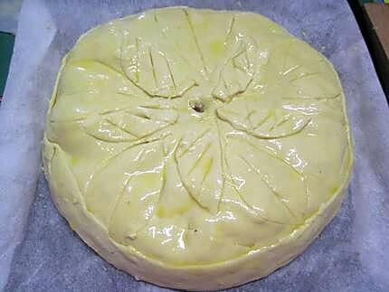 recette Tourte aux pommes de terre et saumon.