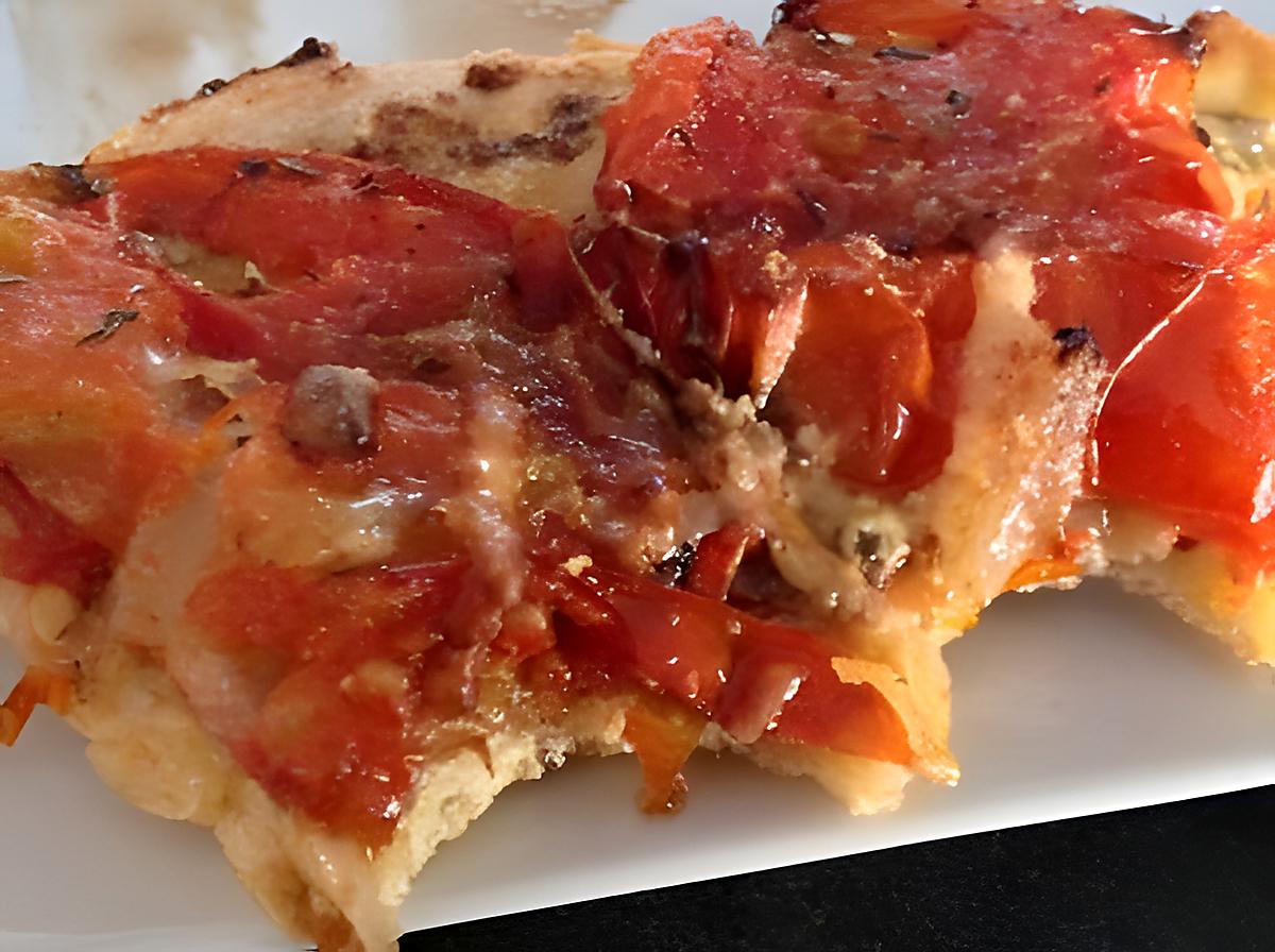 recette Tarte à la tomate et au thym