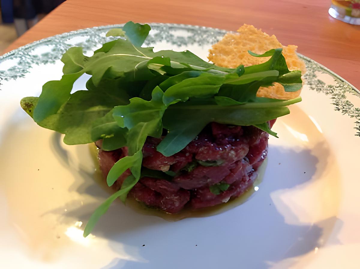 recette Tartare de bœuf "couteau" à l'italienne