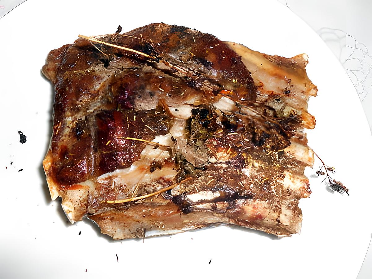 recette POITRINE D'AGNEAU GRILLEE A L'ORIGAN