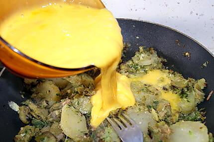 recette Omelette aux fèves