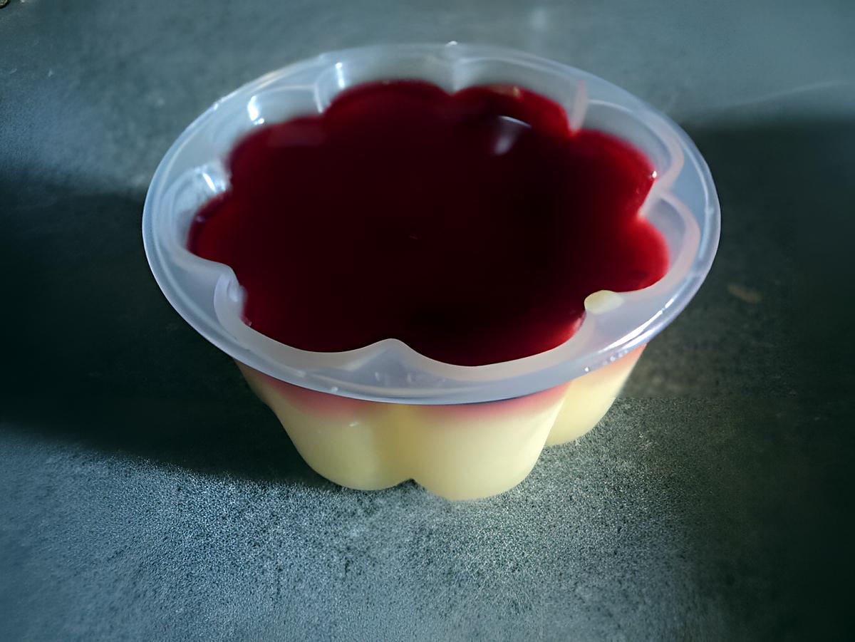 recette Flan et coulis de cerise