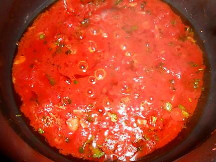 recette SAUCE AUX PALOURDES (pour spaghetti)