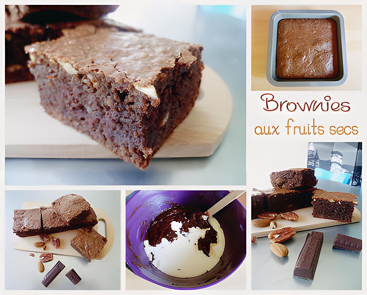 recette Brownies au chocolat et fruits secs