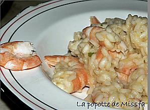 recette Risotto aux crevettes