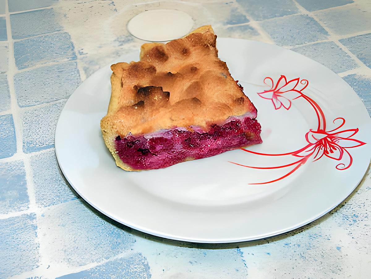 recette Tarte meringuée au framboises