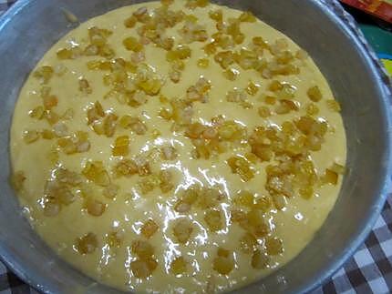 recette Gâteau aux dés d'oranges confites.