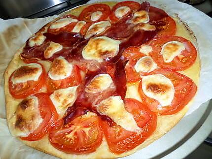 recette Tarte aux tomates jambon cru et mozzarella