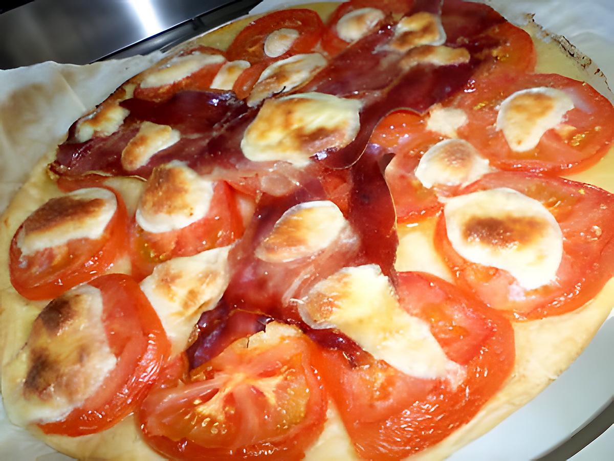 recette Tarte aux tomates jambon cru et mozzarella